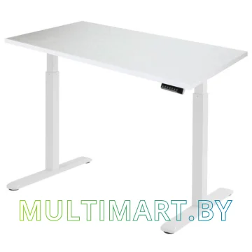 Стол для работы стоя ErgoSmart Electric Desk 1360x800x36 мм (альпийский белый/белый)